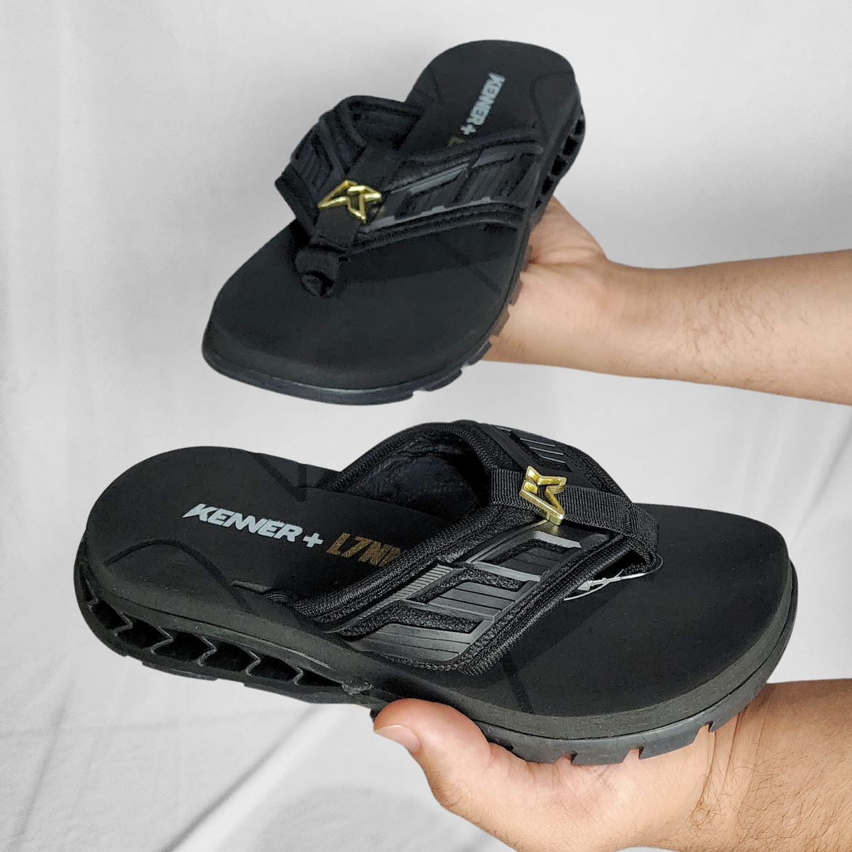 SANDÁLIA KENNER RAKKA FULL FORCE L7 PRETO